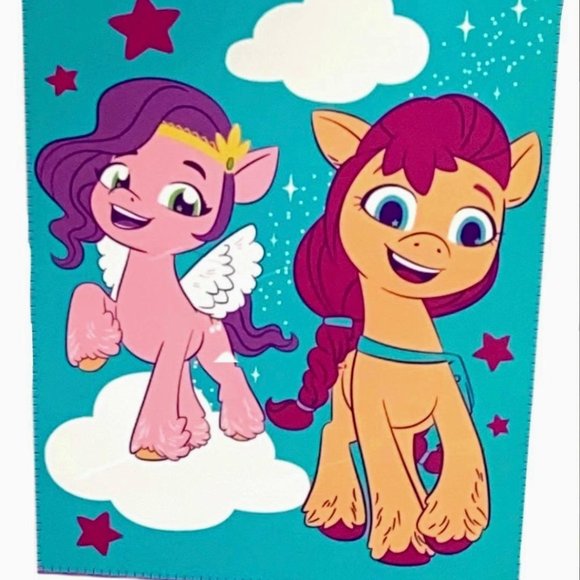 My Little Pony Fleece Throw Blanket - Picture 1 of 2
